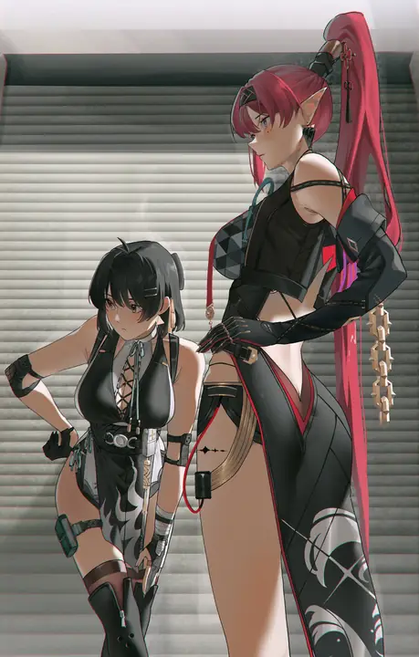 Existing adult anime illustration